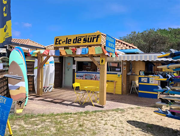 ecole de surf cap de l'homy lit et mixe