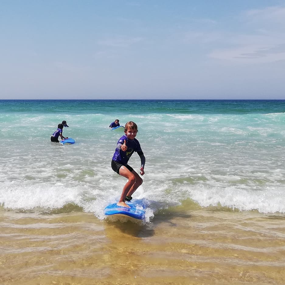 cours de surf enfant cap de l'homy lit et mixe